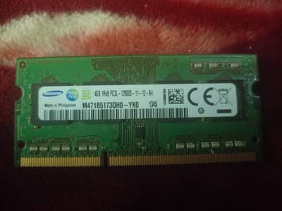 4GB DDR3L Laptop RAM 1600MHz Samsung Original