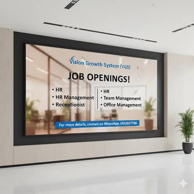 Multiple Office Staff Roles at Vision Growth System (VGS)