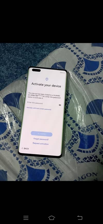 Huawei mate 40 pro  Huawei ID lock