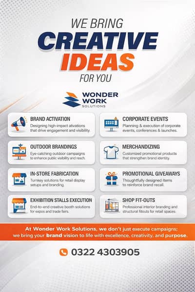 Corporate Events, Outdoor Branding & Shop Fit-Out Services