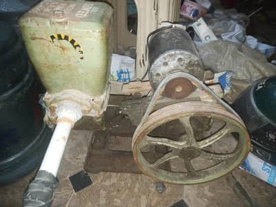 Pump with 12 volt  dc  motor  call 03151190497