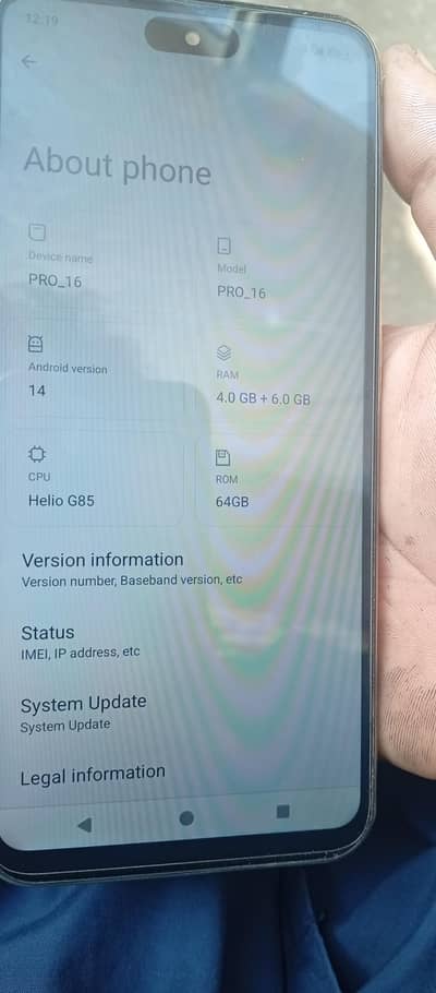 GFive 4+6 ram 64gbrom