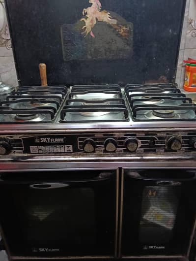 sky flame cooking range