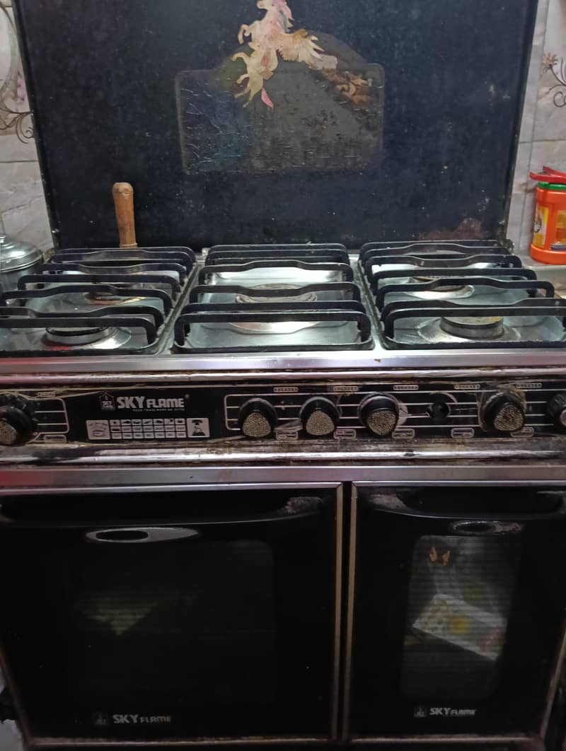 sky flame cooking range 0