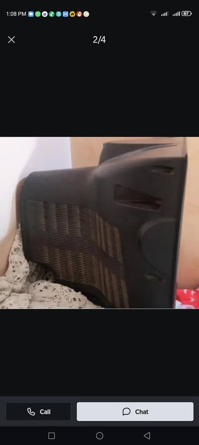 21" LG Tv running condition with Tv Trolley