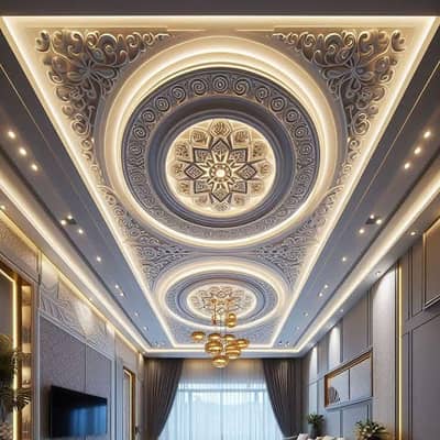 False Ceiling, Fancy Design Ceiling, Modren Design Ceiling