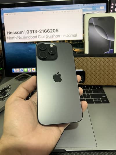 iPhone 16 Pro Max JV 256GB Box & Free Cases