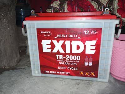 Exide Tall tubler battery 12V
