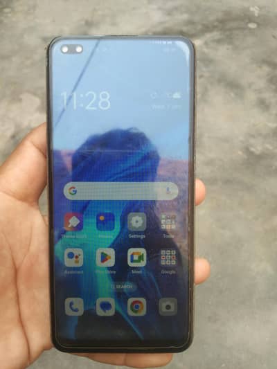 oppo Reno 4 (8+3 gb/ 128gb) with box charger official PTA approved
