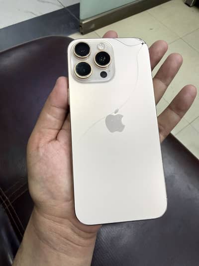 iphone 16pro max 256gb non pta back crack