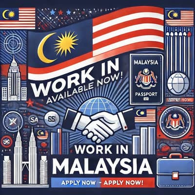 MALAYSIA work permit visa or visit visa available