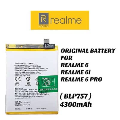 Realme 6 original battery