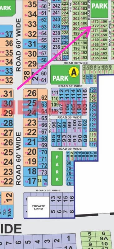 10 MARLA ROAD LEVEL CLEAR PLOT AVAILABLE FOR SALE IN PUBLIC HEALTH SOCIETY BLOCK A