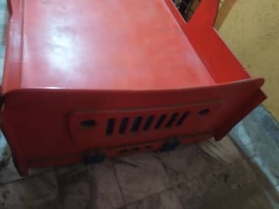 Kids Car Bed For sale  slightly used  6ft length strong wood used