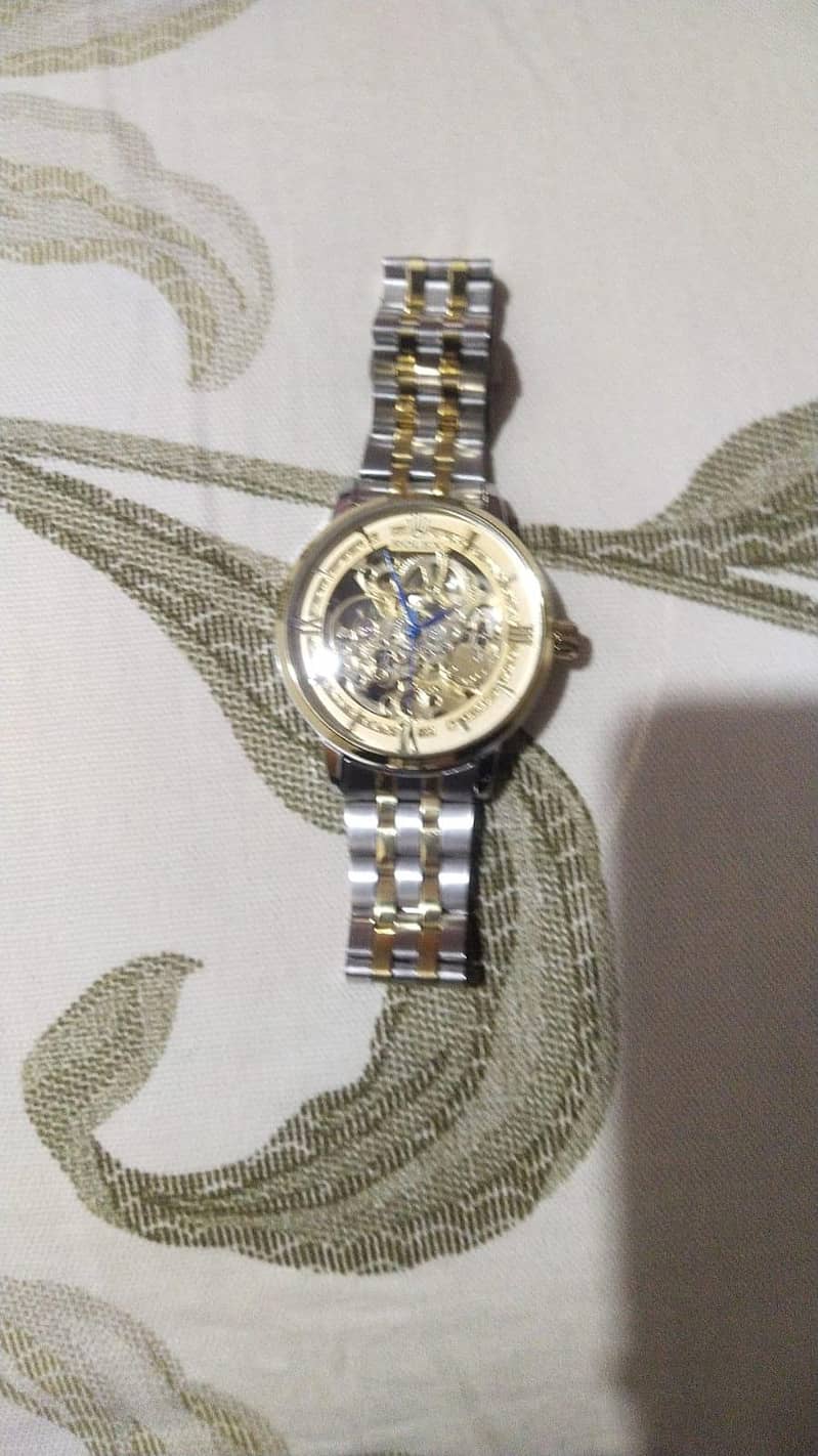 Rolex skeleton automatic watch 3