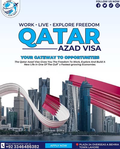 Qatar Azad Visa / Qatar Visit Visa / Qatar Work Visa / Employment Visa