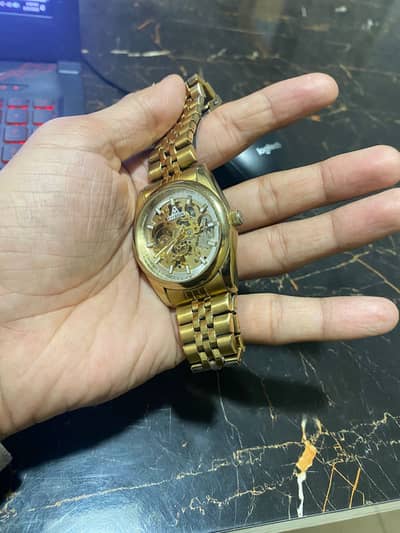 Fitron Golden Watch