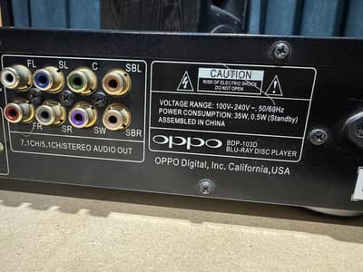 Oppo bdp 103D Darbee eddition