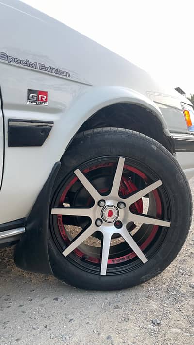 Toyota Corolla GL Saloon Brown Interior 1986 Reconditoned 1996 read ad