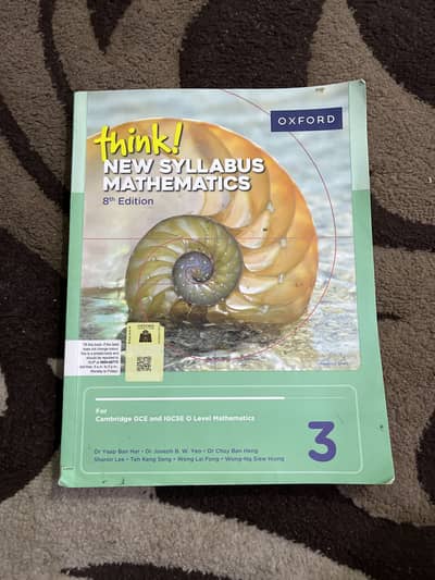 8th edition math olevel book