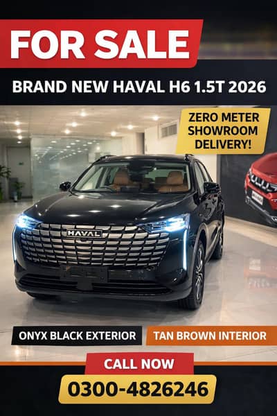 Brand New Haval H6 Showroom Delivery