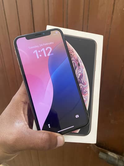 iPhone XS Golden Dual PTA Approve