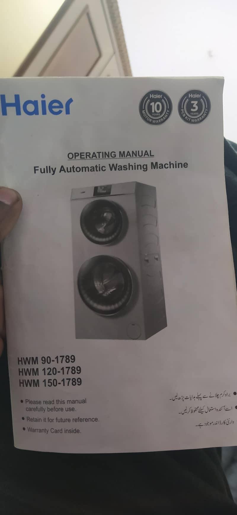 Haier full automatic wash machine 5