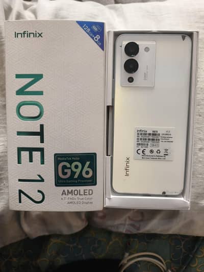 Infinix Note 12 G96 8/128 GB For Sale Lahore.