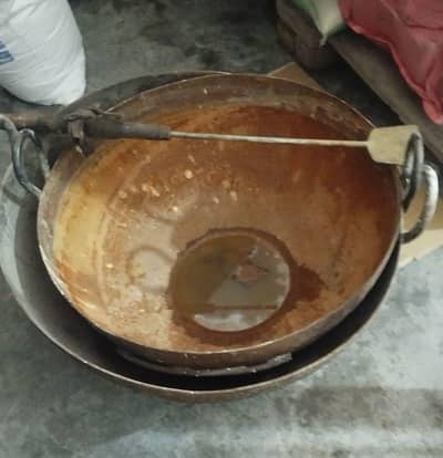 3 Adad karahi for sale saaf ho kr new ho jaye gi