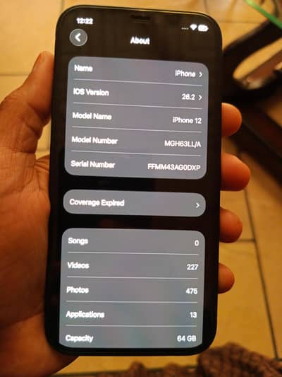 Iphone 12 Jv 64Gb with 87 Battery