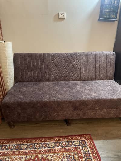 Almost new Sofa cum bed in Clifton Karachi