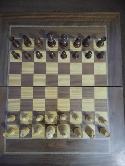 wooden chess