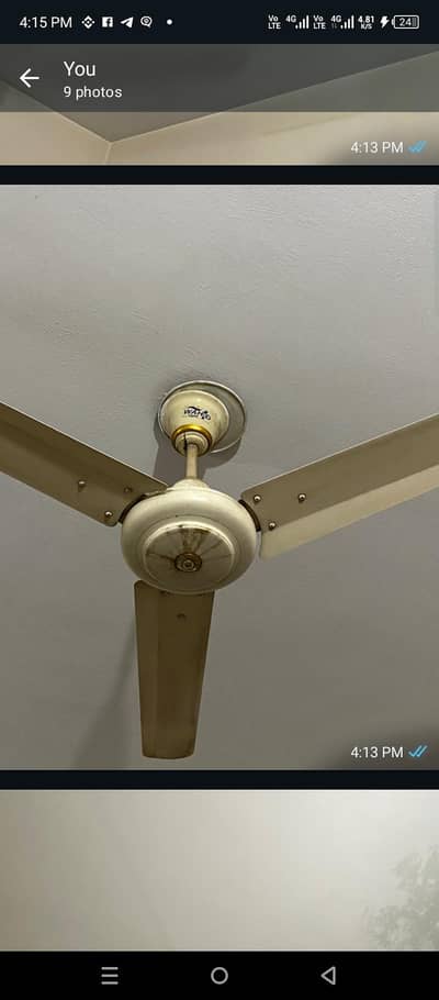 cieling fan , 220 v
