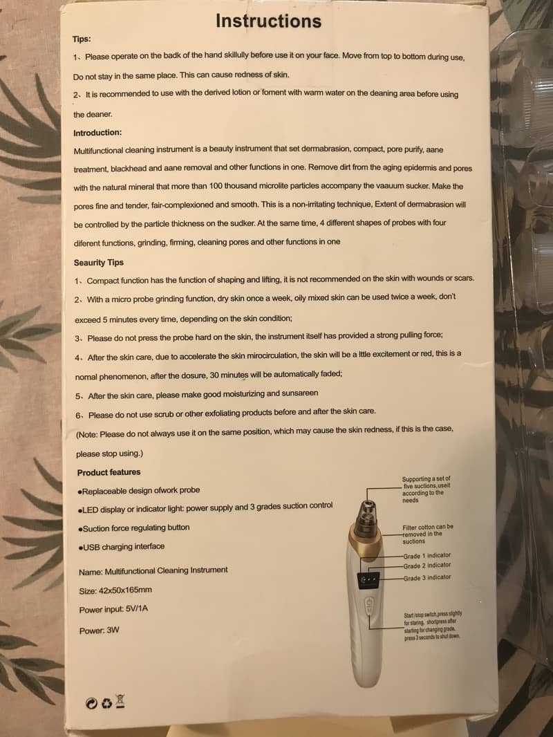 Multifunctional blackhead removal machine 5