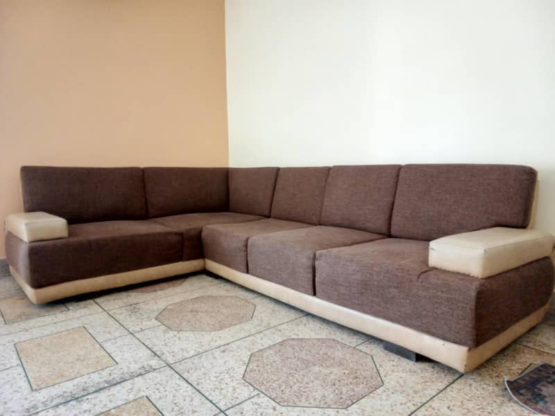 6 seater L shape sofa 2