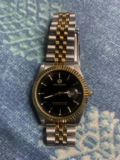 Proking orignal watch for sale in golden colour