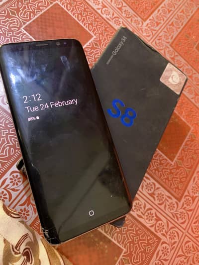 Samsung S8 with BOX  " 03222868407 "
