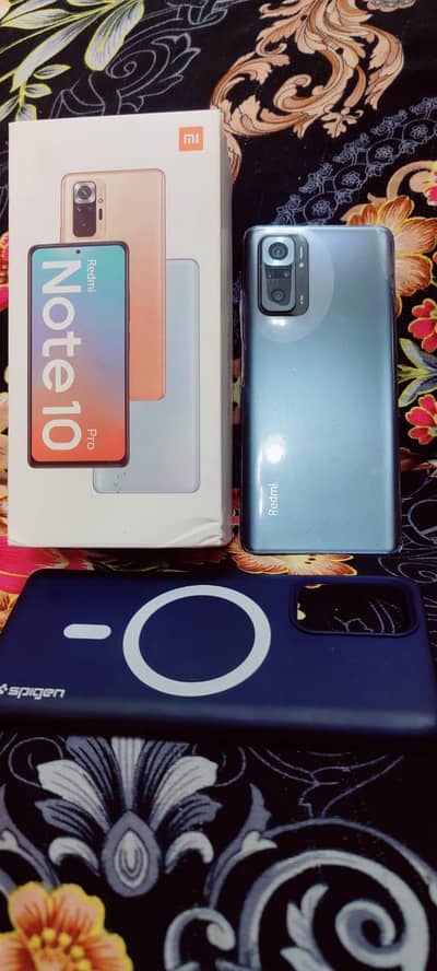 Redmi note 10 pro Ram 6+2GB or 128GB with box and exchange possible