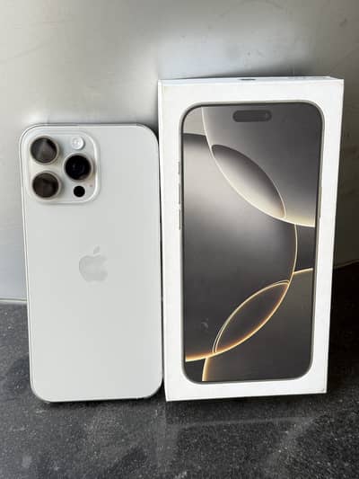 iPhone 16 pro Max Dual Sim PTA HK model Natrual Colour