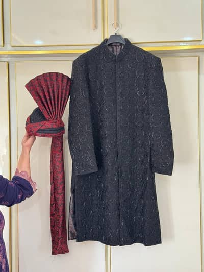 Black Sherwani
