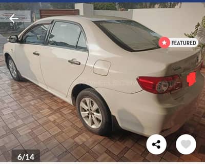 Toyota Corolla Car For Sale