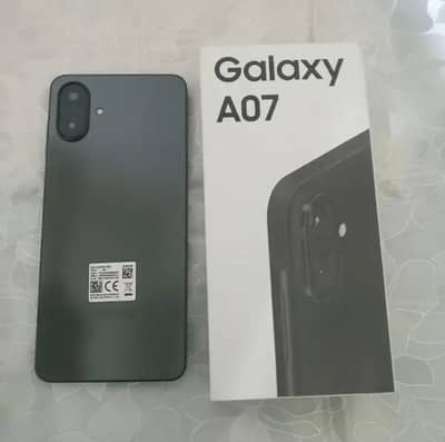 Samsung A07 4/64 Black Color 3Month Use Barnd New