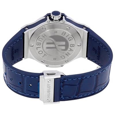 HUBLOT BIG BANG GENEVA COLLECTION  BLUE LEATHER STRAP  PREMIUM MENS