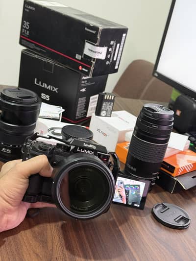 Lumix S5 Full Frame With 3 Lenses Value Deal