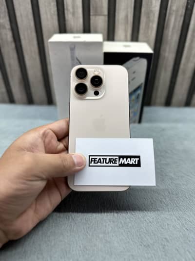 16 Pro | PTA Approved | 96% Health | Desert Titanium | Apple iPhone