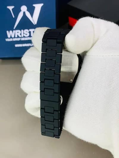 MEMS TRENDING ARABIC DIAL BLACK WATCH SCRATCH RESISTANT PREMIUM QUALI