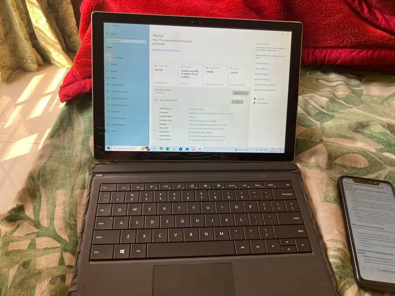 URGENT SELL:Microsoft surface pro 4 with Logitech wireless combo set. 3