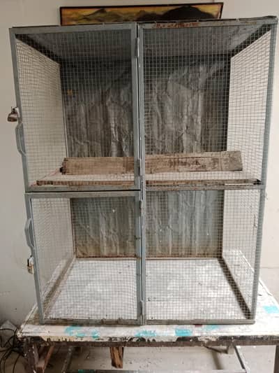 cage for sale mazboot jali . . 4 feet height 3feet length 03155119526
