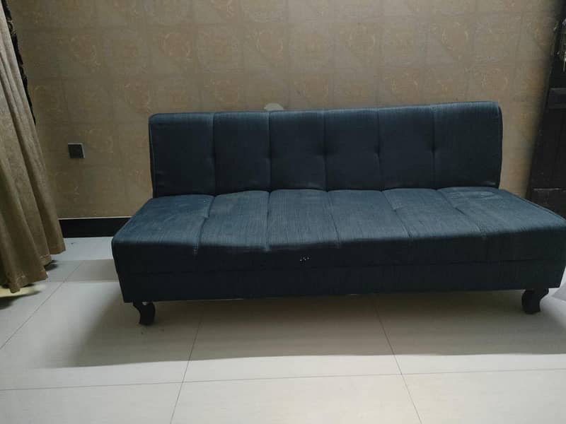 sofa com bed good condition 0