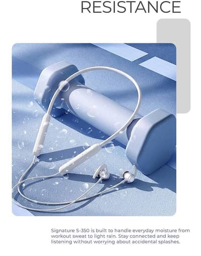 audionic S 350 Neckband white color